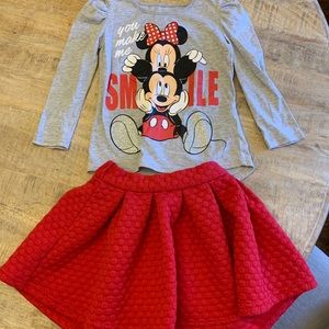 Mickey and Minnie Mouse outfit